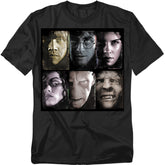Harry Potter Horizontal Heads Men's 18/1 Cotton Short-Sleeve T-Shirt